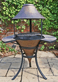 Corona Cast Iron Outdoor Grill and Table