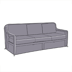 Small Image of Hartman Apollo 3 Seat Lounge Sofa Cover