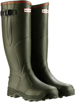 Hunter Balmoral Bamboo Carbon Wellies