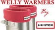 Hunter Fleece Welly Sock - Fushia