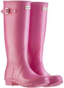 Genuine Fuschia Hunter Wellies (Original)