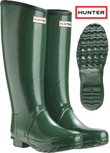 Hunter Regent Wellies in Green