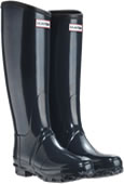 Hunter Regent Wellies in Navy