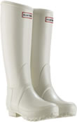 Hunter Regent Wellies in White