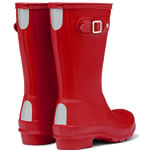 Extra image of Kids Red Hunter Wellies - UK Size 2