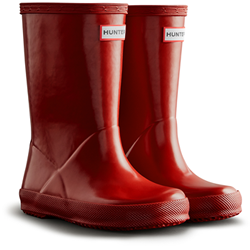 Small Image of Kids First Gloss Hunter Wellies - Military Red UK 1 JNR (EURO 33)