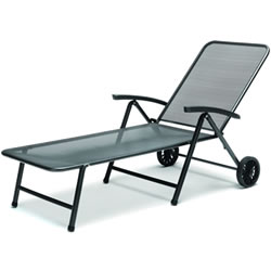Extra image of Kettler Novero Sunlounger with Cushion in Slate