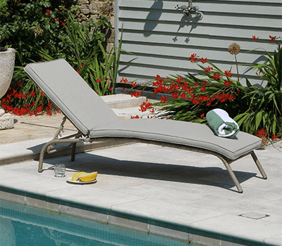 Image of EX-DISPLAY / COLLECTION ONLY - LG Monaco Stone Sunlounger