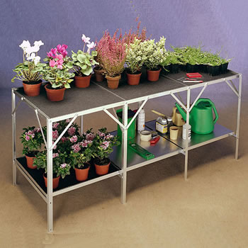 Image of Greenhouse Benching Two Tier - 92cm wide x 231cm long