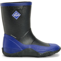 Extra image of Muck Boots Black/Blue Forager Kid's - UK Size 11