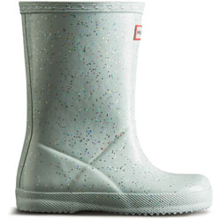 Small Image of Hunter Kids First Classic Giant Glitter - Gentle Blue UK Jr Size 5