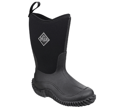 Image of Muck Boot Kids Hale Tall Wellies in Black - UK 9