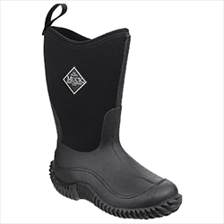 Small Image of Muck Boot Kids Hale Tall Wellies in Black - UK 11
