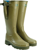 Womens Le Chameau Vierzonord Plus Wellies - 38cm Calf
