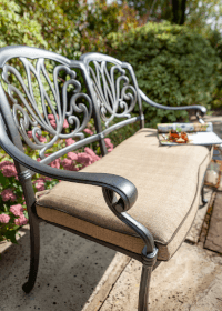 Image for: <span class="accessibility">Metal Garden Furniture </span>Bench