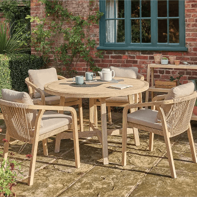 Image for: <span class="accessibility">Wooden Garden Furniture </span>Dining Sets