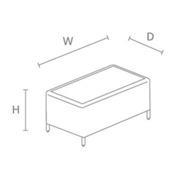 Coffee Table dimensions image