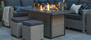 Kettler Palma Fire Pit Table Protective Cover (2019-2020 version) - £58 ...