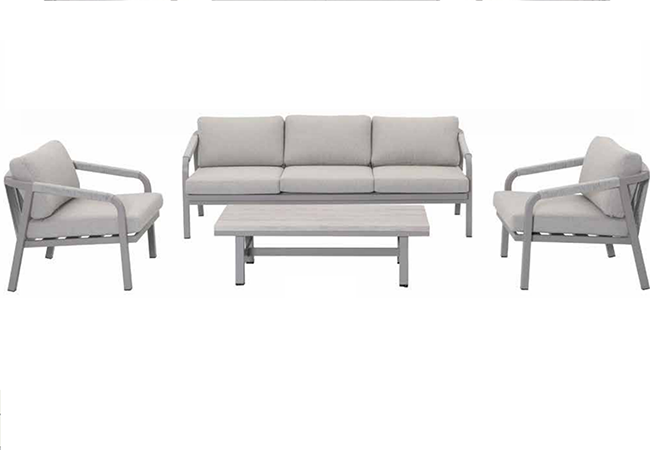 Image of Kettler Como 5 Seat Lounge Set in Pebble