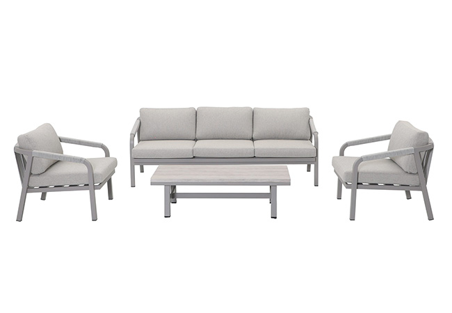 Image of Kettler Como 5 Seat Lounge Set in Pebble