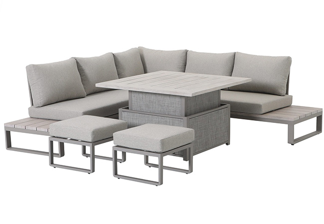 Image of Kettler Marina Corner Lounge Set with Adjustable Table