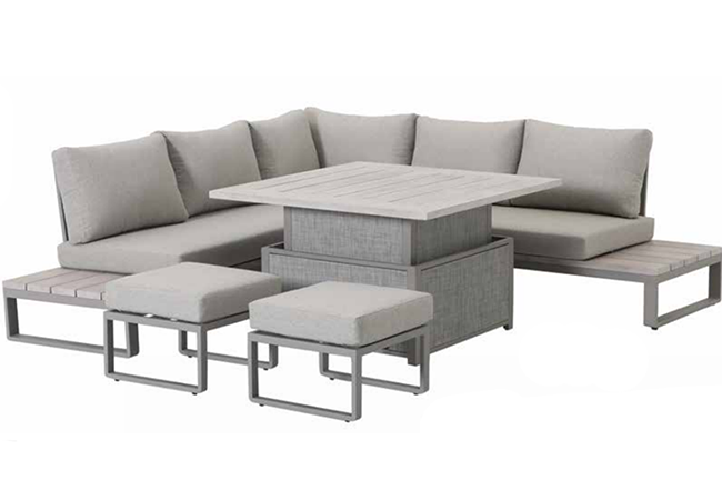 Image of Kettler Marina Corner Lounge Set with Adjustable Table