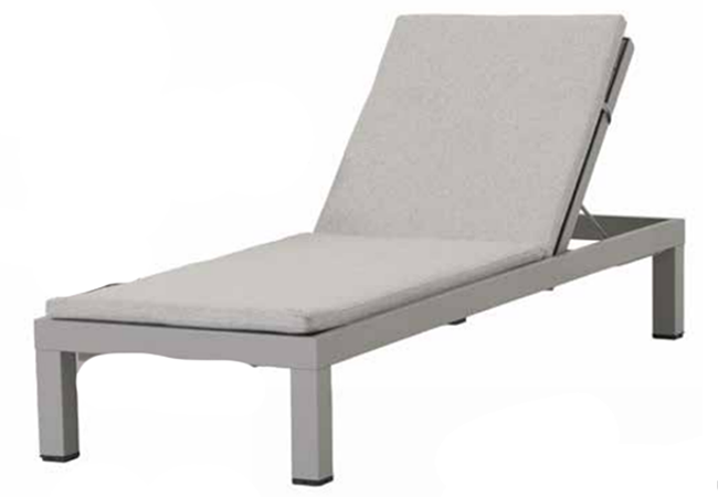 Image of Kettler Pebble Sunlounger with Cushion