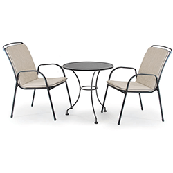 Extra image of Kettler Savita Bistro Set - Stone