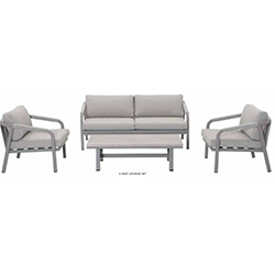 Small Image of Kettler Como 4 Seat Lounge Set