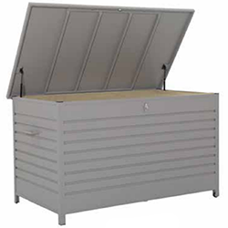 Small Image of Kettler Large Aluminium Storage Box - Pebble