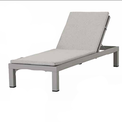 Small Image of Kettler Pebble Sunlounger with Cushion