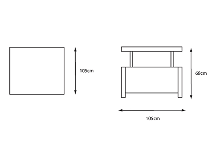 Table dimensions image