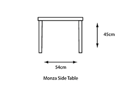 Table dimensions image