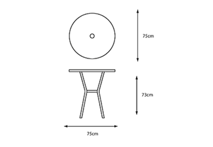 Table dimensions image