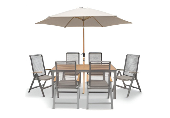 Image of LG Sanctuary 6 Seat Rectangular Dining Set