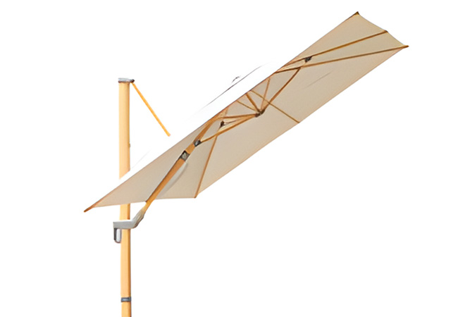 Image of LG Sanctuary 3.0m Deluxe Wood-Effect Cantilever Parasol