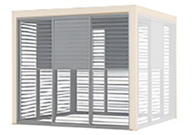 Image of LG Sanctuary 3m Sliding Walls with Movable Louvres