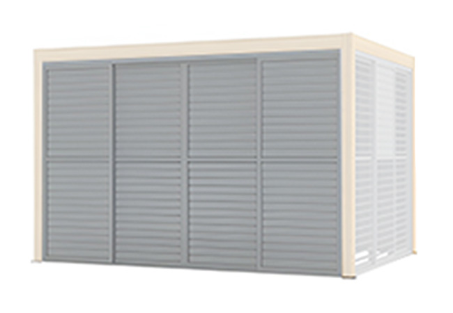 Image of LG Sanctuary 4m Sliding Walls with Movable Louvres