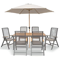 Small Image of LG Sanctuary 6 Seat Rectangular Dining Set