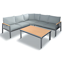 Small Image of LG Sanctuary Rope Modular Corner Lounge Set