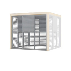 Small Image of LG Sanctuary 3m Sliding Walls with Movable Louvres