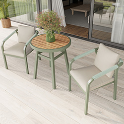 Small Image of Alexander Rose Genoa Bistro Set