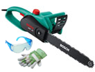 Small Image of Bosch Electric Chainsaw 40cm With Lubricant And Goggles - AKE-40