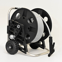 Small Image of Claber Silver Genius Compact 25 60m Hose Reel with 25m Hose