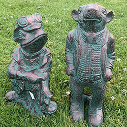 Extra image of Wind in the Willows Riverbank Set - Cast Aluminium