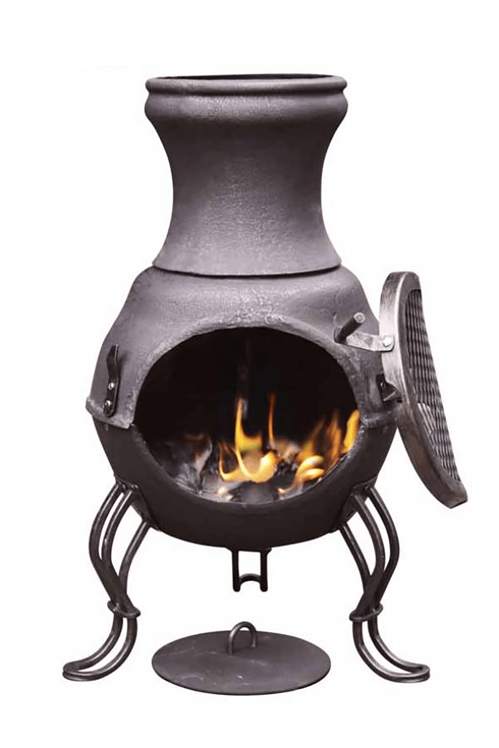 Gardeco Billie Small Cast Iron Chimenea in Bronze - £139.99 ...