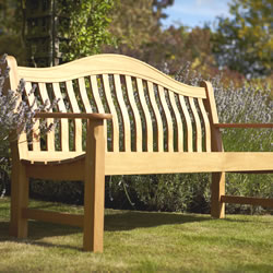 Small Image of EX-DISPLAY/COLLECTION ONLY Hartman Norbury 3 Seater Hardwood Garden Bench