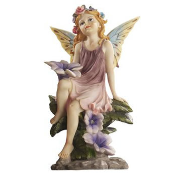 Image of Fairy Dust Twin: Flower Garden Ornaments by Design Toscano