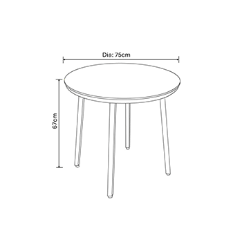 Table dimensions image