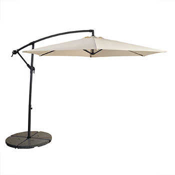 Hartman Mediterranean Cantilever Parasol - Dove - £112.62 | Garden4Less ...